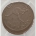 AUSTRALIA 1942 . HALF 1/2  PENNY . ERROR . MIS-STRIKE